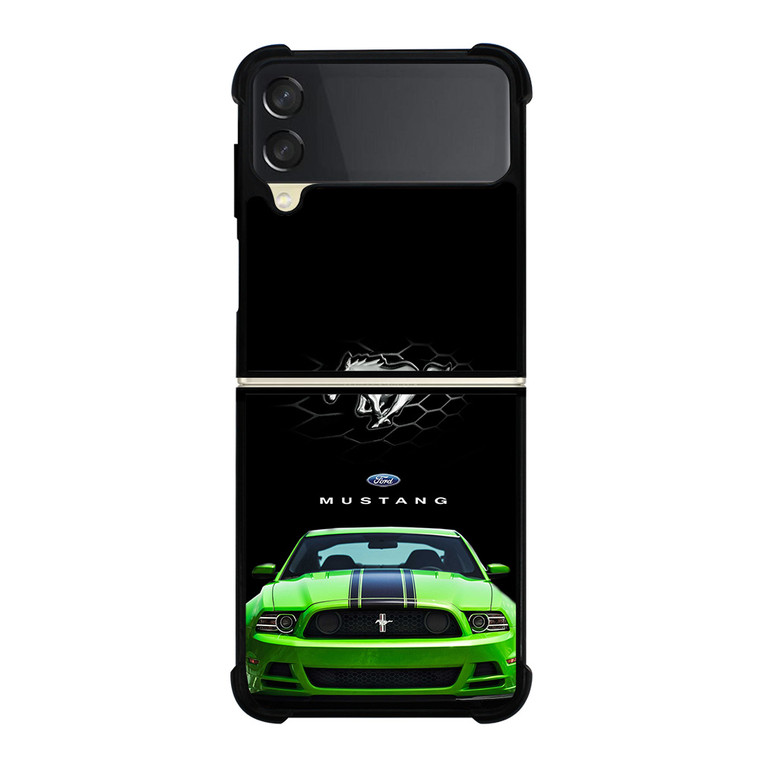 FORD MUSTANG CAR GREEN Samsung Galaxy Z FLip 3 5G Case Cover