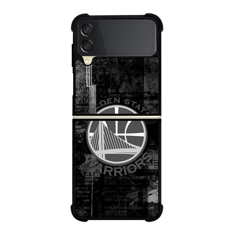 GOLDEN STATE WARRIORS LOGO BLACK WHITE Samsung Galaxy Z FLip 3 5G Case Cover GOLDEN STATE WARRIORS LOGO BLACK WHITE Samsung Galaxy Z FLip 3 5G Case Cover