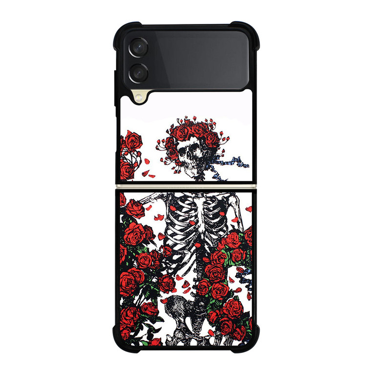 GRATEFUL DEAD BONES AND ROSES Samsung Galaxy Z FLip 3 5G Case Cover