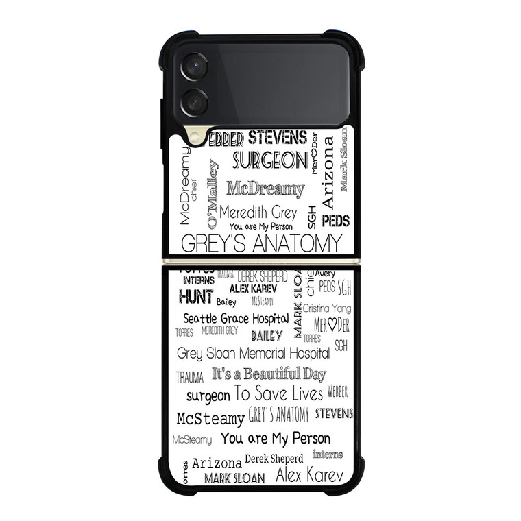 GREY'S ANATOMY STORY Samsung Galaxy Z FLip 3 5G Case Cover
