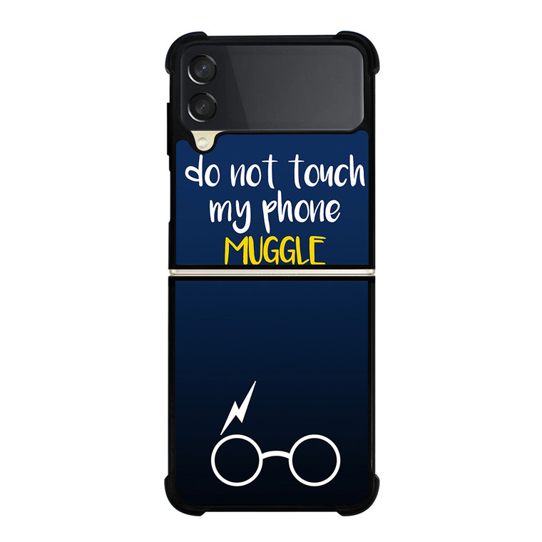 HARRY POTTER MUGGLE DO NOT TOUCH MY PHONE Samsung Galaxy Z FLip 3 5G Case Cover
