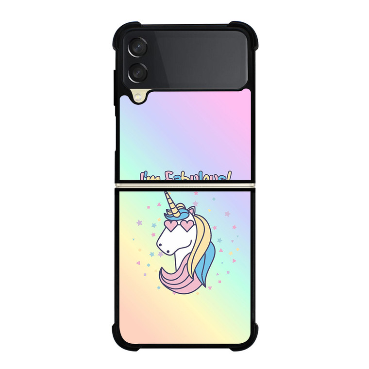 I'M FABULOUS UNICORN Samsung Galaxy Z FLip 3 5G Case Cover