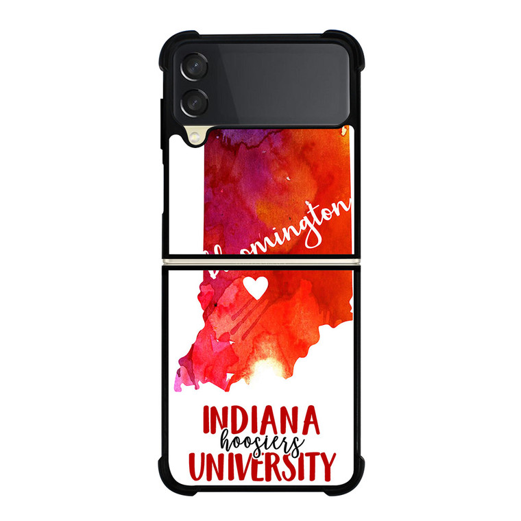 INDIANA HOOSIERS UNIVERSITY Samsung Galaxy Z FLip 3 5G Case Cover