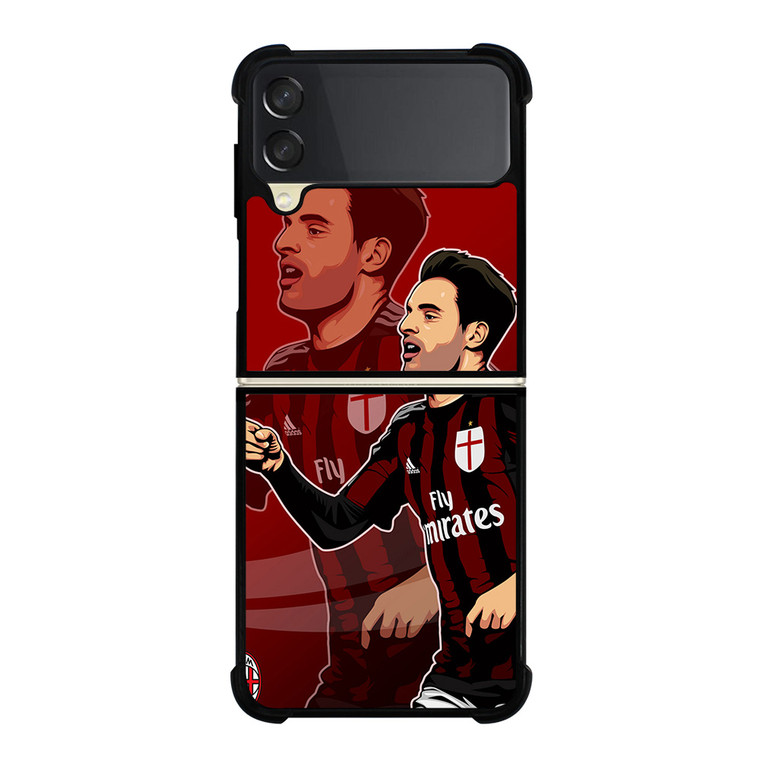 JACK BONAVENTURA AC.MILAN Samsung Galaxy Z FLip 3 5G Case Cover