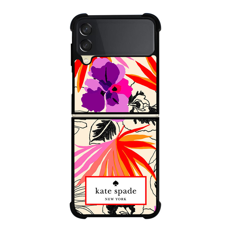 KATE SPADE FLOWER Samsung Galaxy Z FLip 3 5G Case Cover