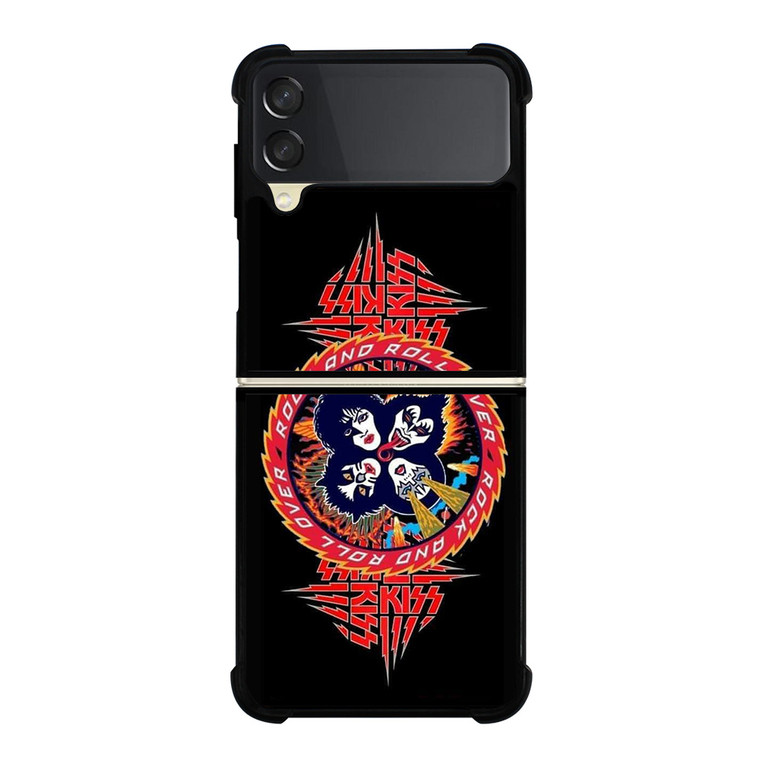 KISS BAND ROCK AND ROLL OVER Samsung Galaxy Z FLip 3 5G Case Cover