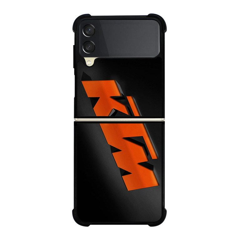 KTM SIMPLE LOGO Samsung Galaxy Z FLip 3 5G Case Cover