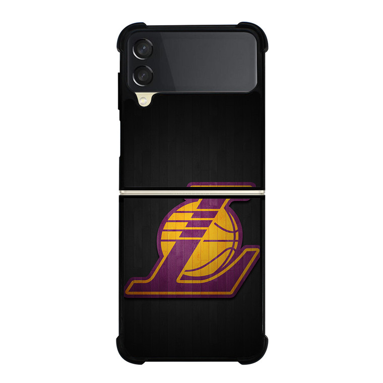 LA LAKERS WOODEN LOGO Samsung Galaxy Z FLip 3 5G Case Cover