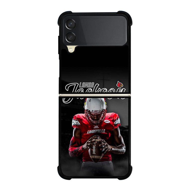 LAMAR JACKSON LOUISVILLE Samsung Galaxy Z FLip 3 5G Case Cover
