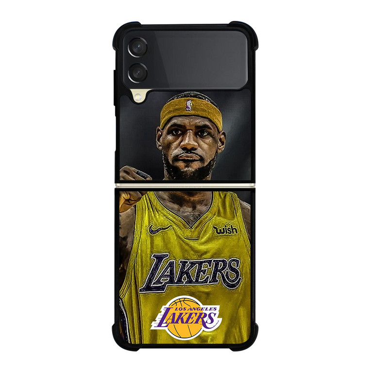 LEBRON JAMES LA LAKERS 23 Samsung Galaxy Z FLip 3 5G Case Cover