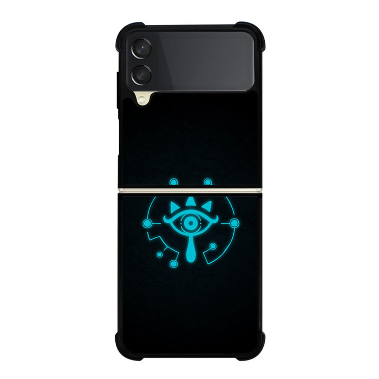 LEGEND OF ZELDA SHEIKAH SLATE EYE LOGO BLUE Samsung Galaxy Z FLip 3 5G Case Cover
