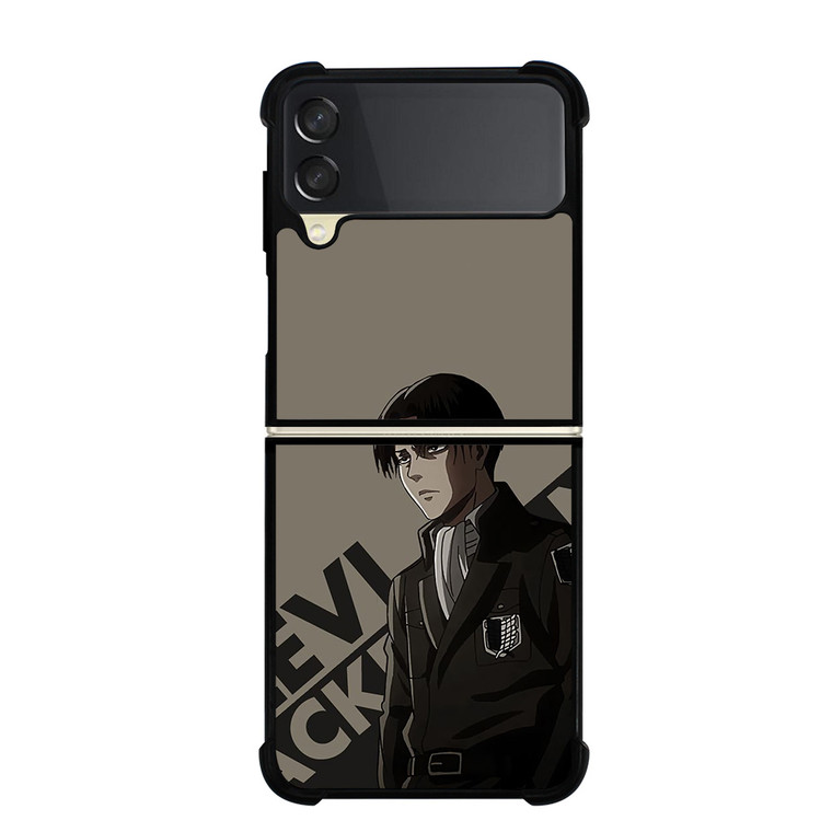 LEVI ACKERMAN ATTTACK ON TITAN ANIME MANGA Samsung Galaxy Z FLip 3 5G Case Cover