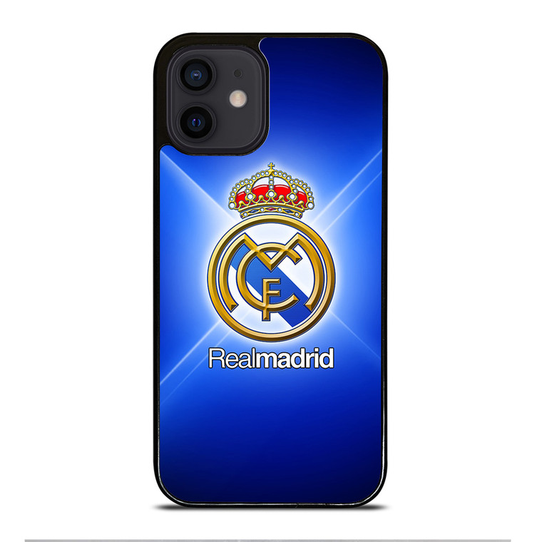 REAL MADRID LOGO BLUE LIGHT iPhone 12 Mini Case