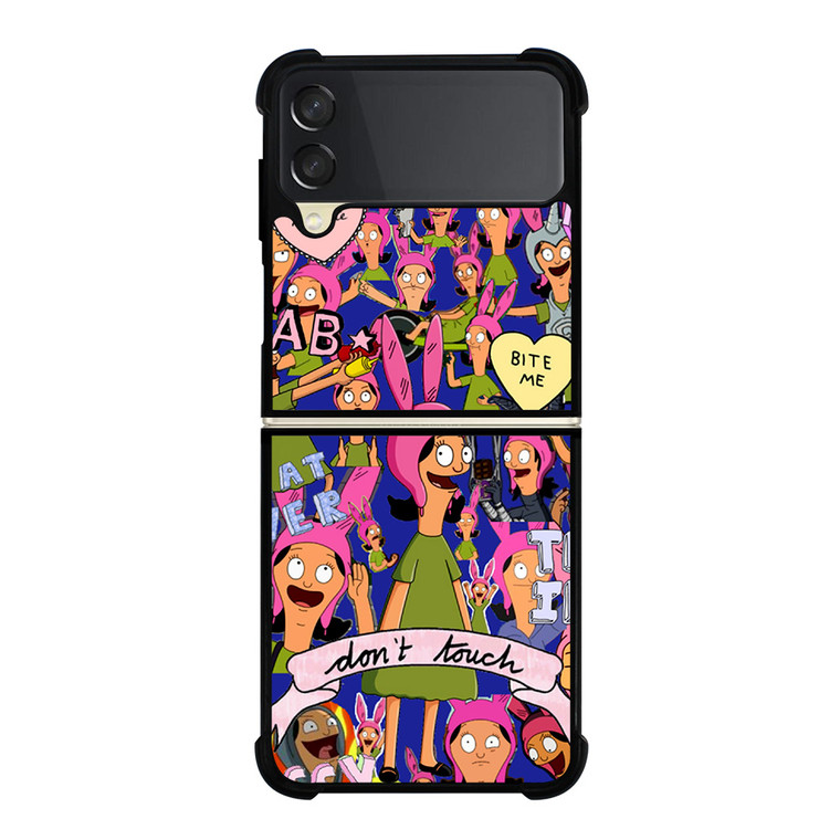 LOUISE BELCHER BOBS BURGERS Samsung Galaxy Z FLip 3 5G Case Cover LOUISE BELCHER BOBS BURGERS Samsung Galaxy Z FLip 3 5G Case Cover