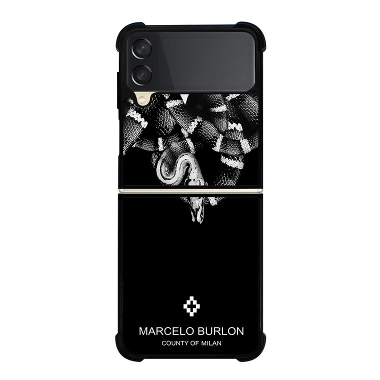MARCELO BURLON SNAKE 2 Samsung Galaxy Z FLip 3 5G Case Cover
