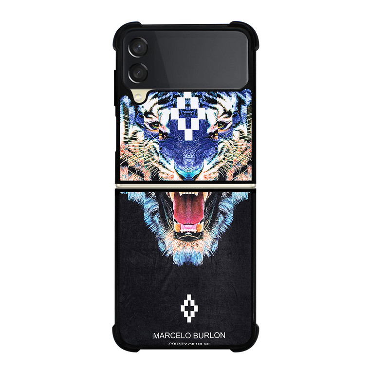 MARCELO BURLON TIGER Samsung Galaxy Z FLip 3 5G Case Cover