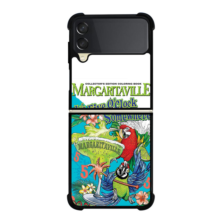 MARGARITAVILLE COLORING BOOK Samsung Galaxy Z FLip 3 5G Case Cover