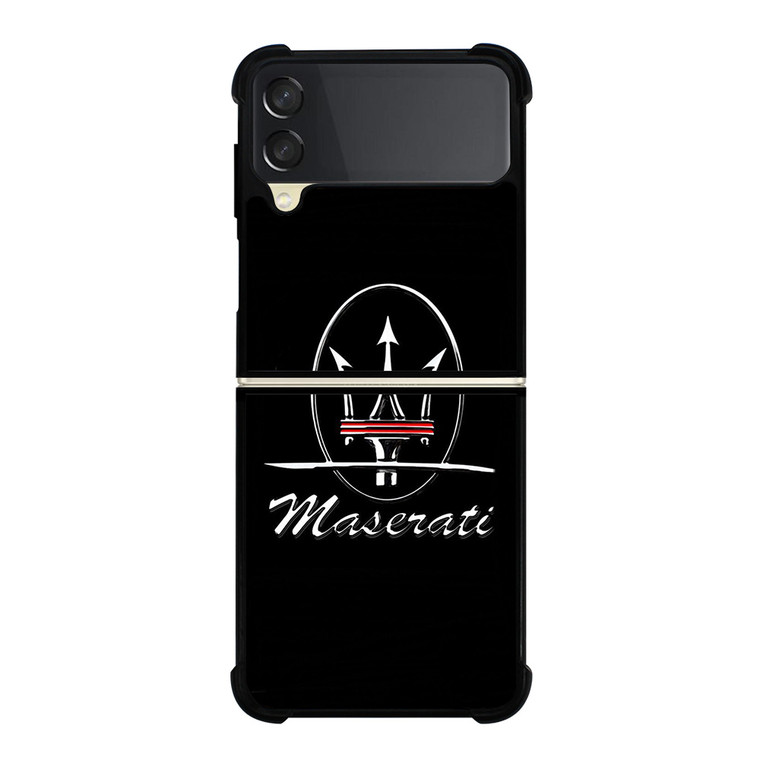 MASERATI METAL LOGO Samsung Galaxy Z FLip 3 5G Case Cover MASERATI METAL LOGO Samsung Galaxy Z FLip 3 5G Case Cover