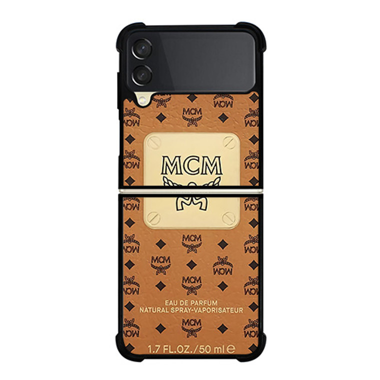 MCM WORLDWIDE PARFUM LOGO Samsung Galaxy Z FLip 3 5G Case Cover