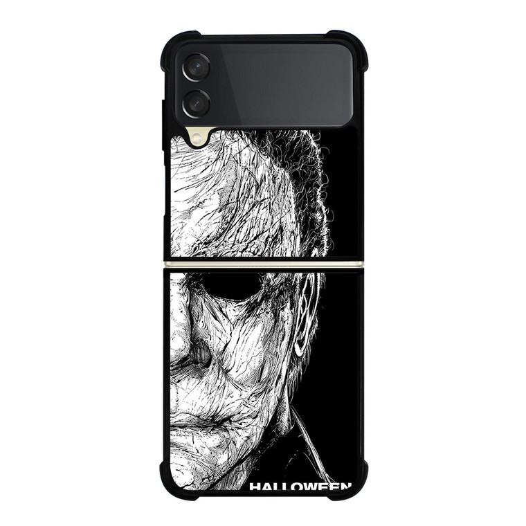 MICHAEL MYERS FACE HALLOWEEN FACE ART Samsung Galaxy Z FLip 3 5G Case Cover