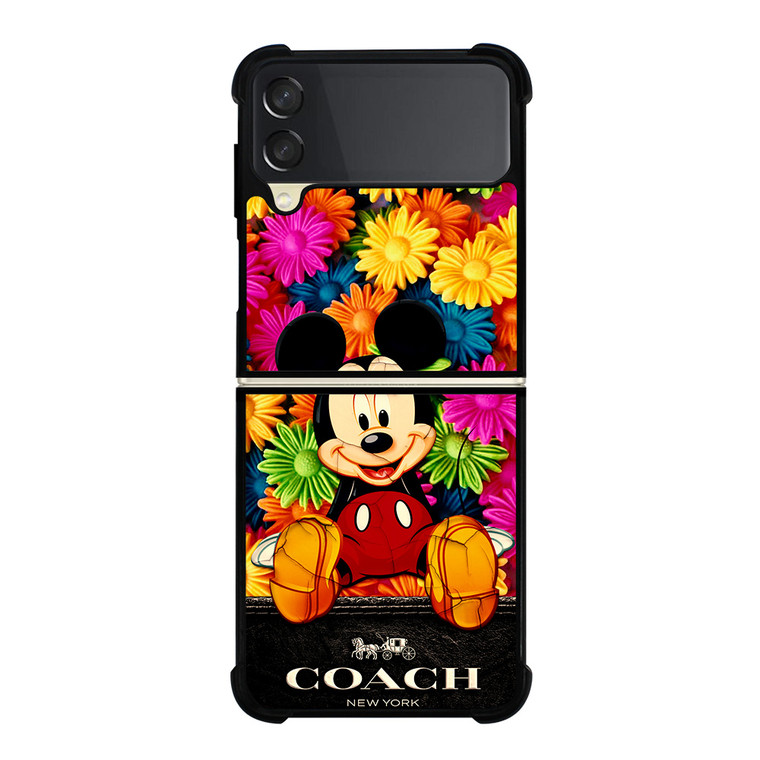 MICKEY MOUSE COACH Samsung Galaxy Z FLip 3 5G Case Cover