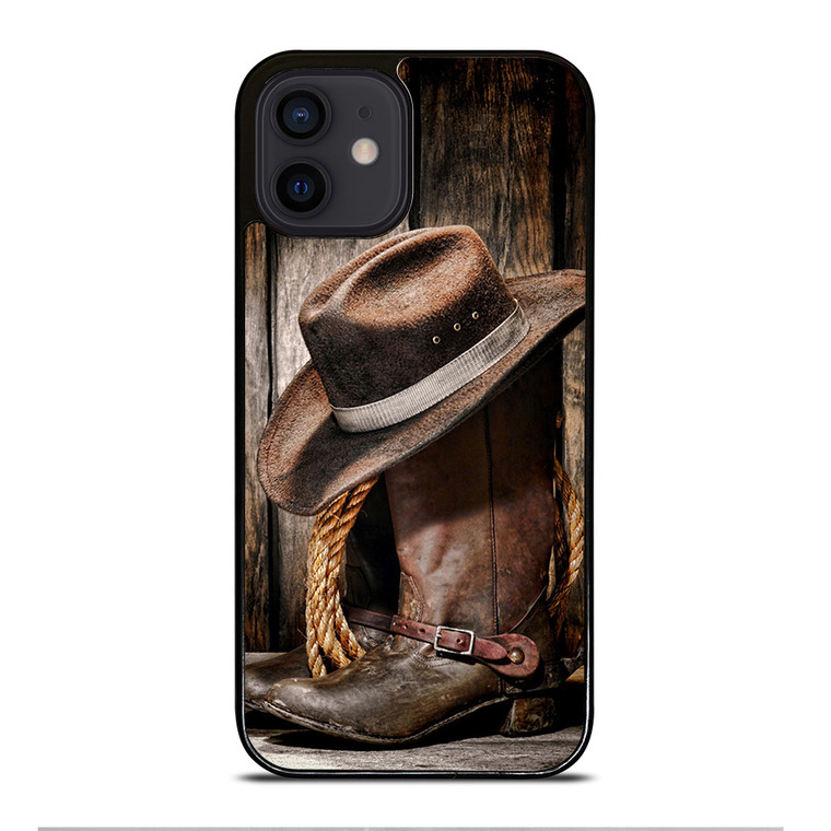 RODEO COWBOY LASSO BOOTS iPhone 12 Mini Case RODEO COWBOY LASSO BOOTS iPhone 12 Mini Case