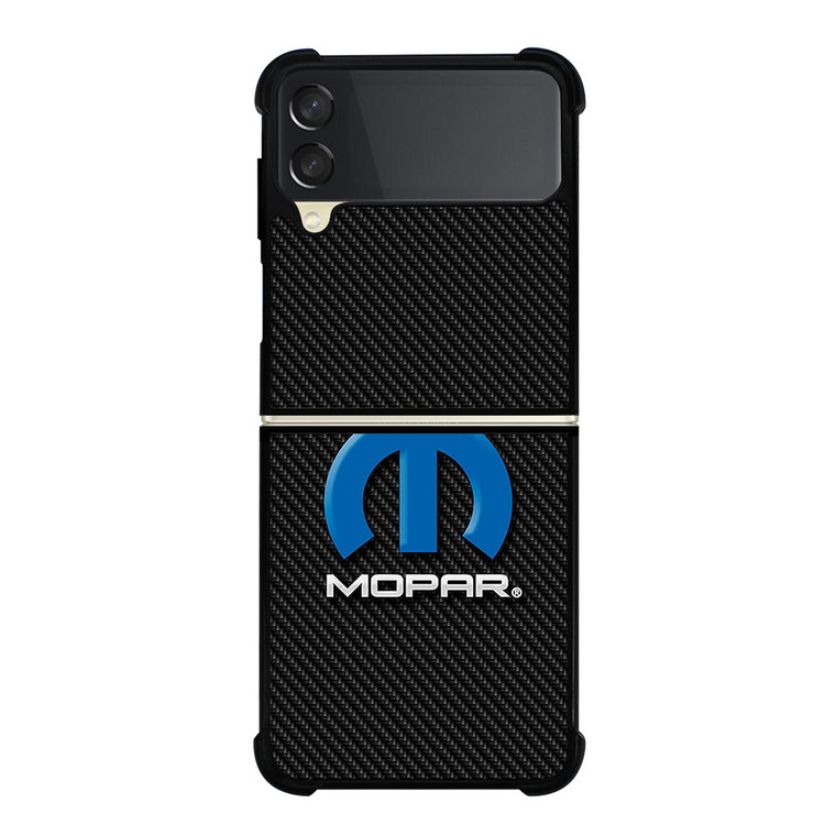 MOPAR CARBON LOGO Samsung Galaxy Z FLip 3 5G Case Cover