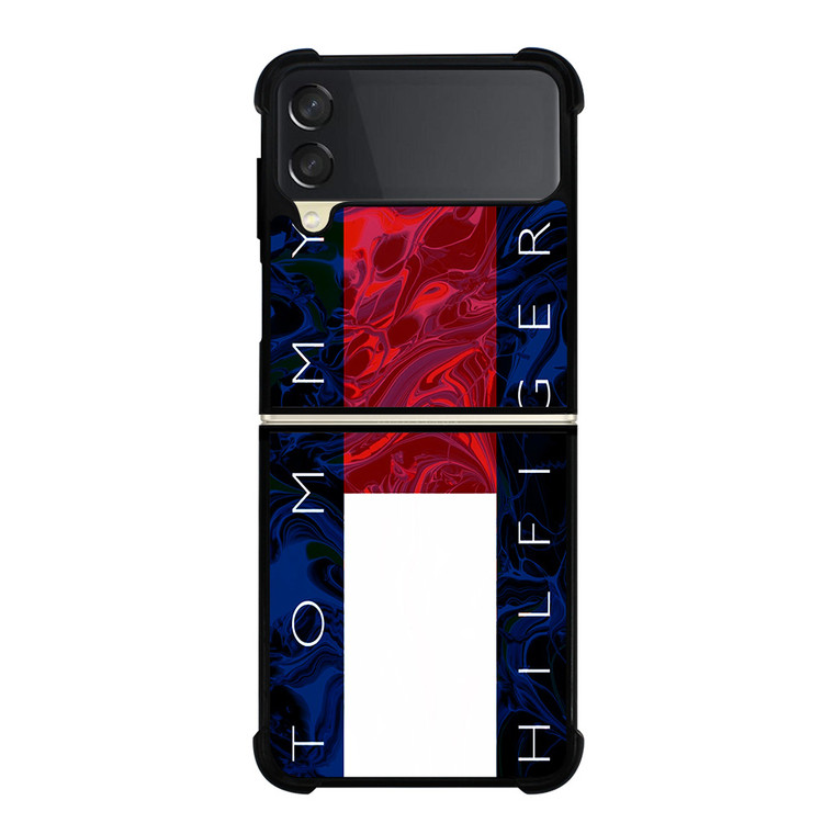 NEW TOMMY HILFIGER HOT LAVA Samsung Galaxy Z FLip 3 5G Case Cover