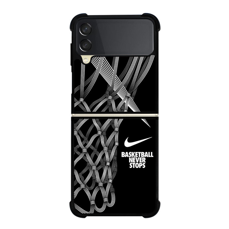 NIKE BASKETBALL NEVER STOPS ART Samsung Galaxy Z FLip 3 5G Case Cover