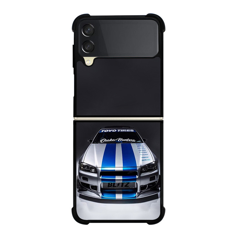 NISSAN SKYLINE R34 Samsung Galaxy Z FLip 3 5G Case Cover