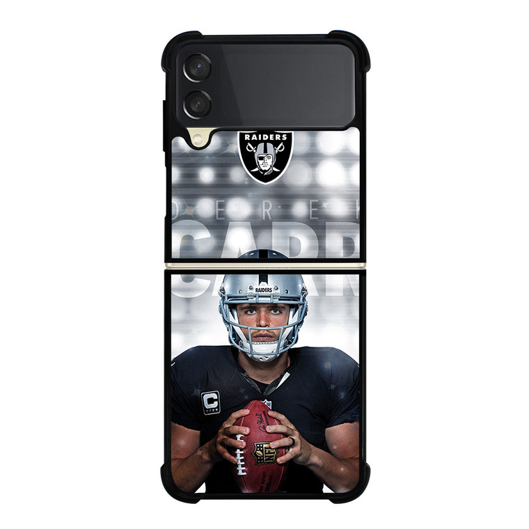 OAKLAND RAIDERS DEREK CARR Samsung Galaxy Z FLip 3 5G Case Cover
