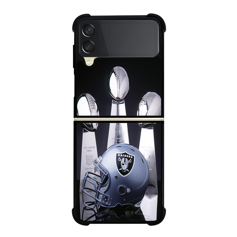 OAKLAND RAIDERS LOMBARDI TROPHIES Samsung Galaxy Z FLip 3 5G Case Cover