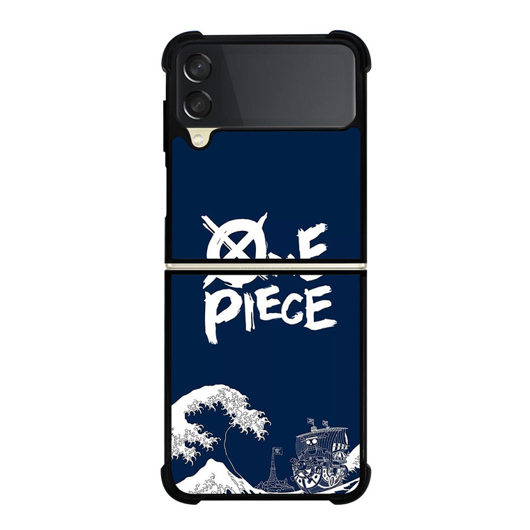 ONE PIECE BLUE ART Samsung Galaxy Z FLip 3 5G Case Cover