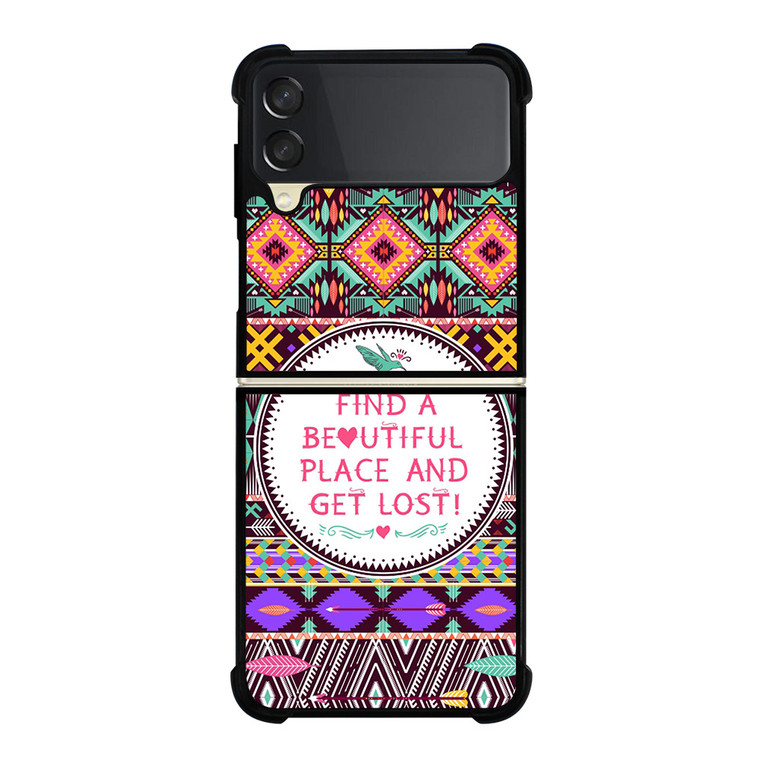 PIECE TRIBAL PATTERN 2 Samsung Galaxy Z FLip 3 5G Case Cover