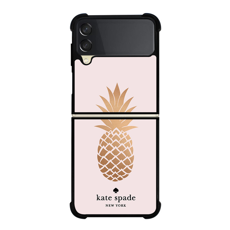PINEAPPLE KATE SPADE Samsung Galaxy Z FLip 3 5G Case Cover