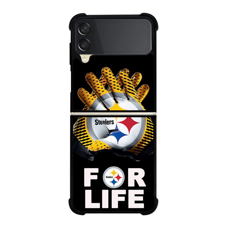 PITTSBURGH STEELERS FOR LIFE Samsung Galaxy Z FLip 3 5G Case Cover