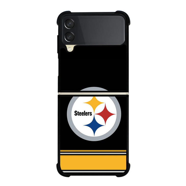 PITTSBURGH STEELERS LOGO STRIPE Samsung Galaxy Z FLip 3 5G Case Cover