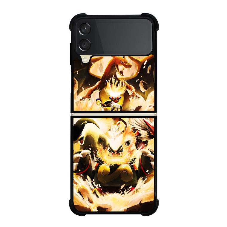 POKEMON CHARIZARD INFERNAPE Samsung Galaxy Z FLip 3 5G Case Cover
