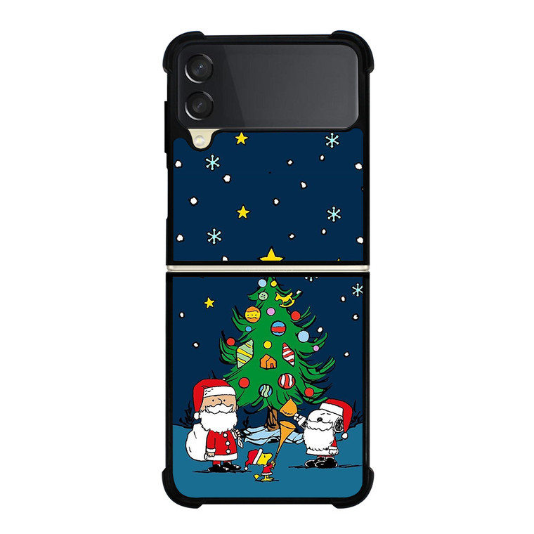 SNOOPY AND SANTA THE PEANUTS Samsung Galaxy Z FLip 3 5G Case Cover SNOOPY AND SANTA THE PEANUTS Samsung Galaxy Z FLip 3 5G Case Cover