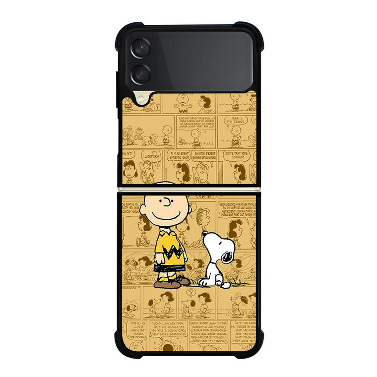 SNOOPY CHARLIE BROWN Samsung Galaxy Z FLip 3 5G Case Cover