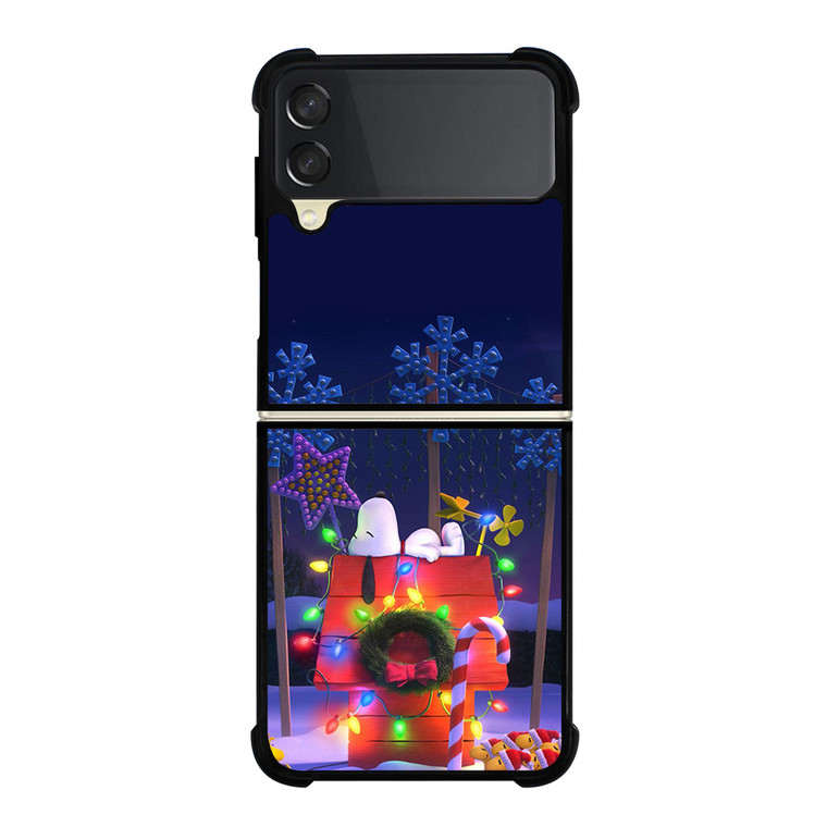 SNOOPY CHRISTMAS Samsung Galaxy Z FLip 3 5G Case Cover SNOOPY CHRISTMAS Samsung Galaxy Z FLip 3 5G Case Cover