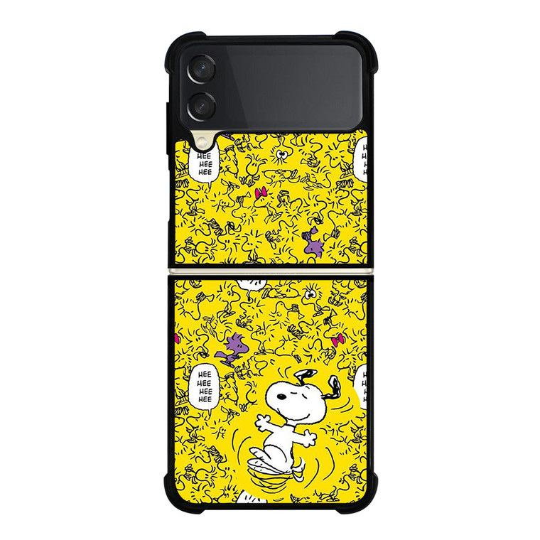 SNOOPY HUG Samsung Galaxy Z FLip 3 5G Case Cover SNOOPY HUG Samsung Galaxy Z FLip 3 5G Case Cover