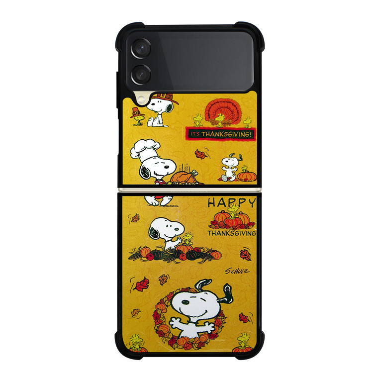 SNOOPY THE PEANUTS THANKSGIVING Samsung Galaxy Z FLip 3 5G Case Cover SNOOPY THE PEANUTS THANKSGIVING Samsung Galaxy Z FLip 3 5G Case Cover