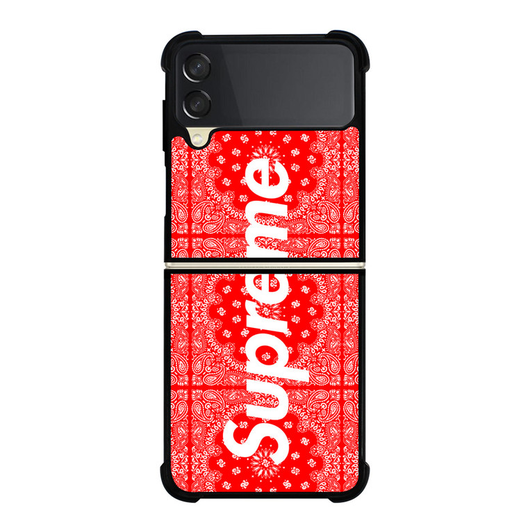 SUPREME BANDANA Samsung Galaxy Z FLip 3 5G Case Cover SUPREME BANDANA Samsung Galaxy Z FLip 3 5G Case Cover