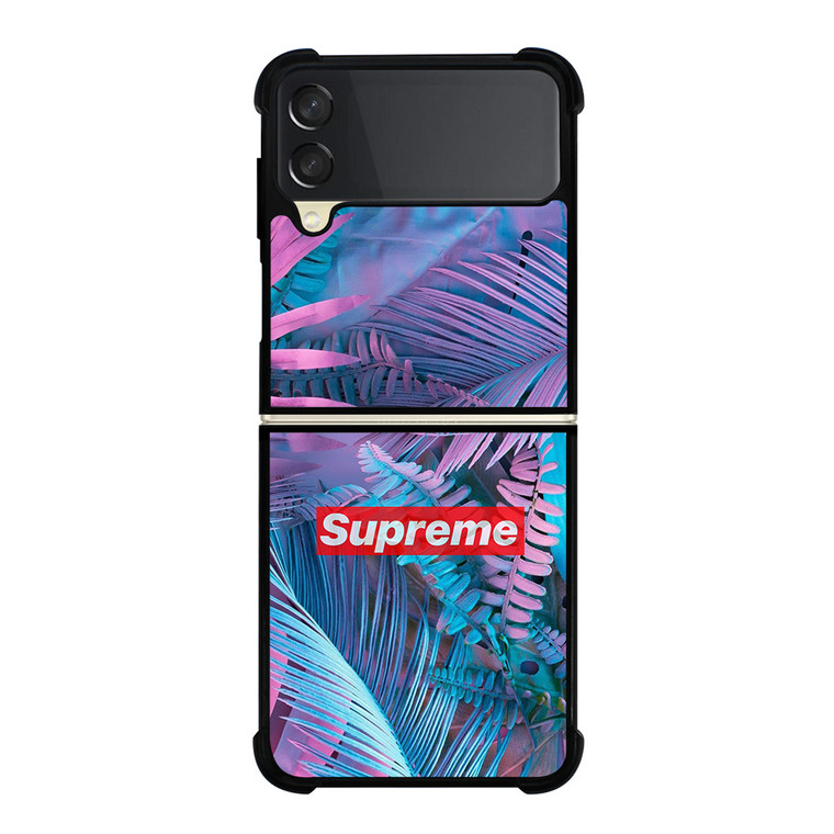 SUPREME FLORAL BICOLOUR Samsung Galaxy Z FLip 3 5G Case Cover SUPREME FLORAL BICOLOUR Samsung Galaxy Z FLip 3 5G Case Cover