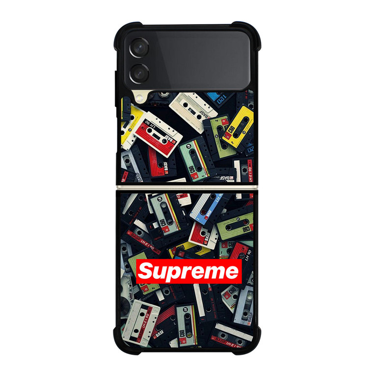 SUPREME LOGO TAPE WALKMAN Samsung Galaxy Z FLip 3 5G Case Cover