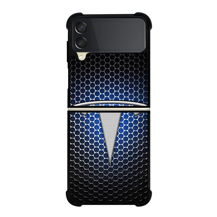 TESLA LOGO BLUE LIGHT Samsung Galaxy Z FLip 3 5G Case Cover