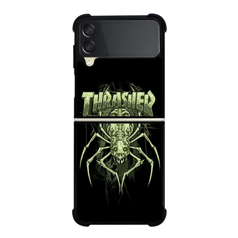 THRASHER LOGO SPIDER Samsung Galaxy Z FLip 3 5G Case Cover