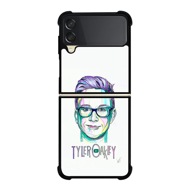 TYLER OAKLEY ART Samsung Galaxy Z FLip 3 5G Case Cover TYLER OAKLEY ART Samsung Galaxy Z FLip 3 5G Case Cover