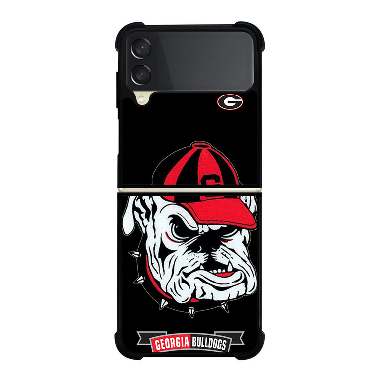 UNIVERSITY GEORGIA BULLDOGS Samsung Galaxy Z FLip 3 5G Case Cover
